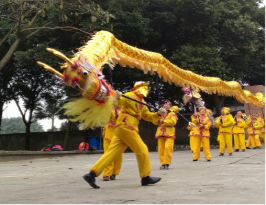 金猴舞龍來拜年?鑼鼓聲聲迎發展