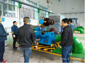 四水廠及時處理水泵漏水故障確保安全生產