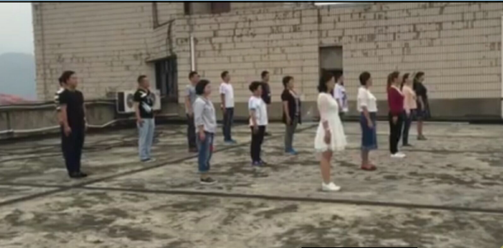 建恒公司積極備戰廣播體操比賽