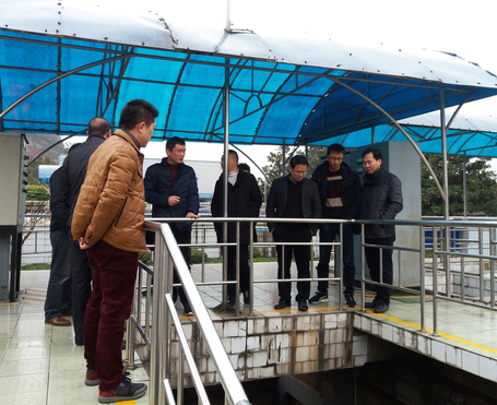 市水務局紀委書記李衛到我司調研指導工作