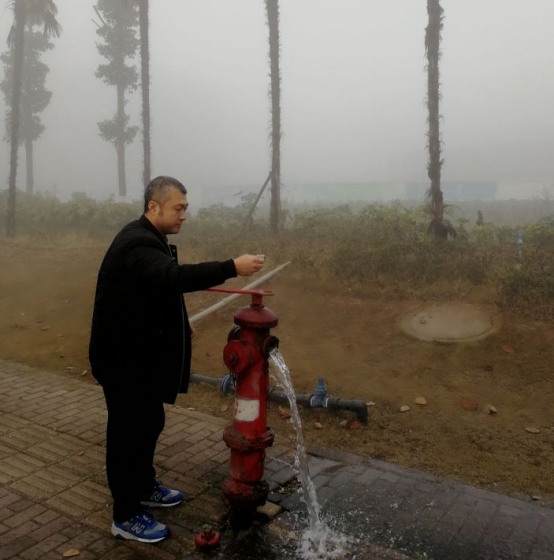 臨港自來水公司開展春節前水質監測