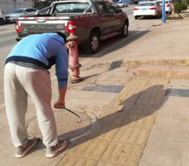 臨港公司技術人員為用戶提供 優質勘察設計服務