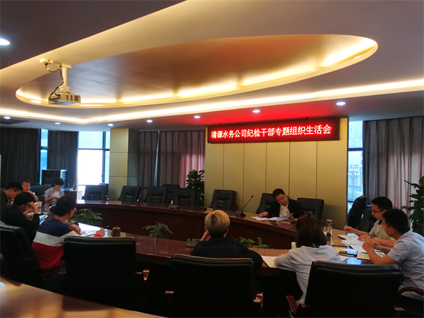 公司紀(jì)委召開紀(jì)檢干部專題組織生活會
