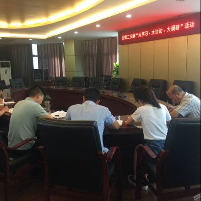 公司二支部開(kāi)展“大學(xué)習(xí)、大討論、大調(diào)研”活動(dòng)