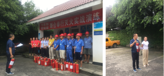 營銷部、污泵部聯合開展應急滅火實戰演練