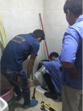 供水服務進社區 青年文明展風采