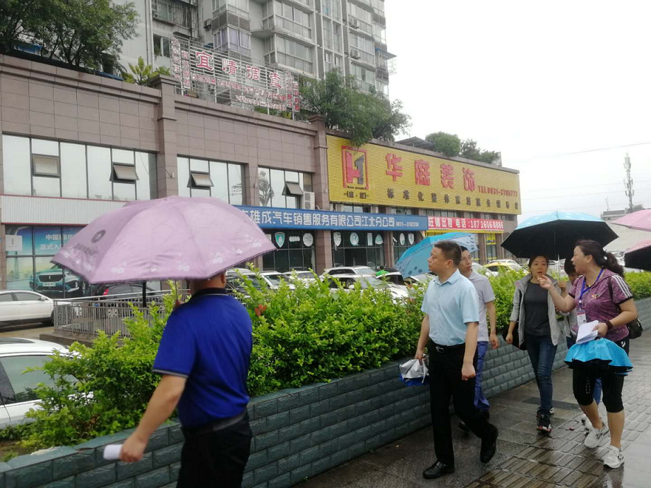 集團公司參加流杯池社區包保工作推進會