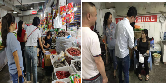 金沙農貿市場開展消防應急疏散演練