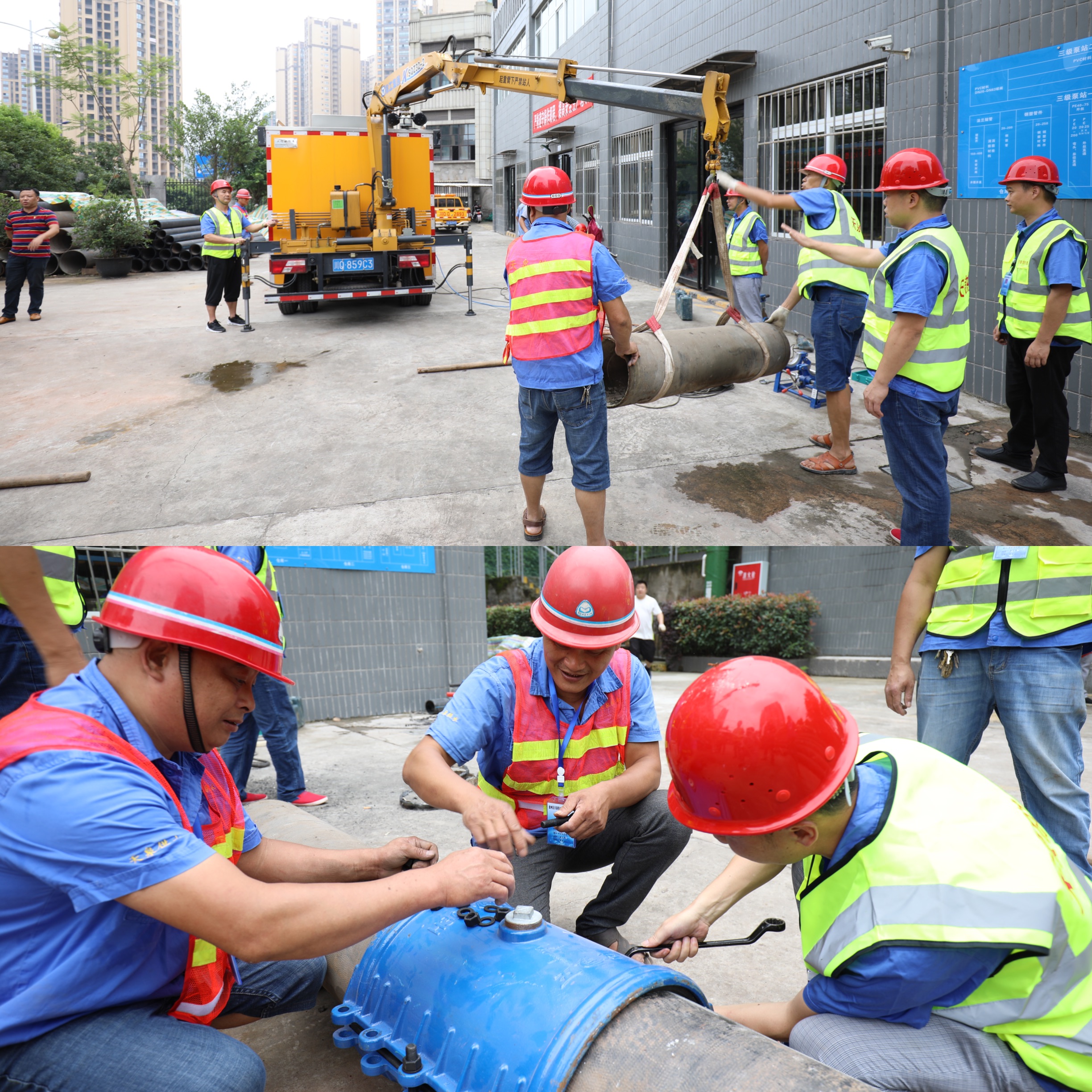 練兵備戰  保城市供水血脈安全