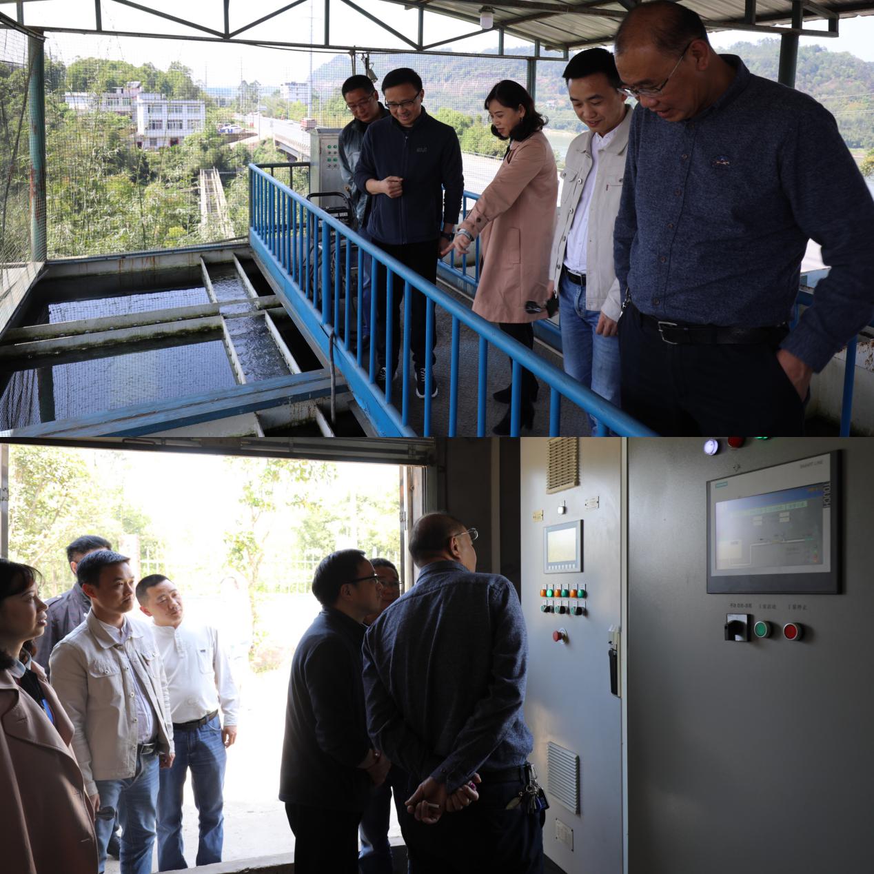 集團公司黨委書記、董事長周燕賓深入天泉公司一線調研指