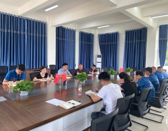 集團公司領導督導臨港公司防汛保供工作