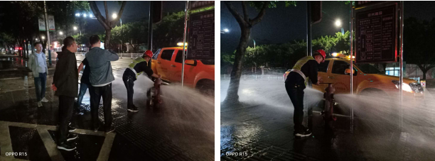 宜賓市清源水務有限公司開展管網沖洗工作