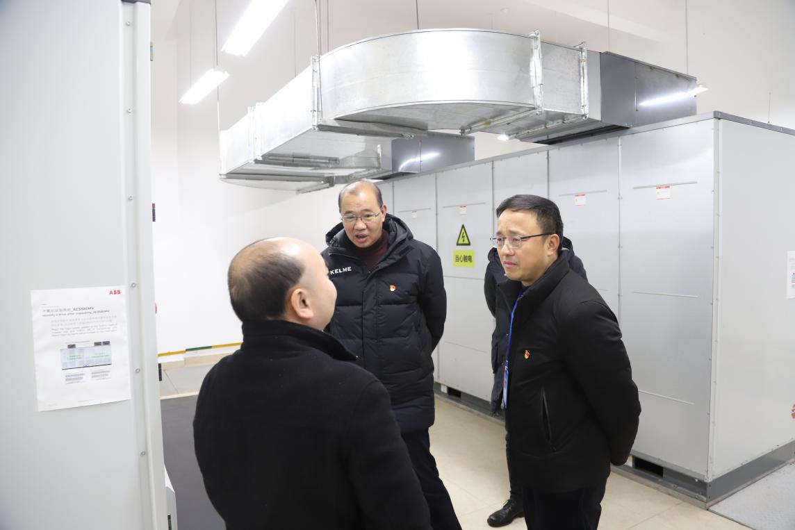 集團公司黨委書記、董事長周燕賓率隊督查水廠安全生產工作