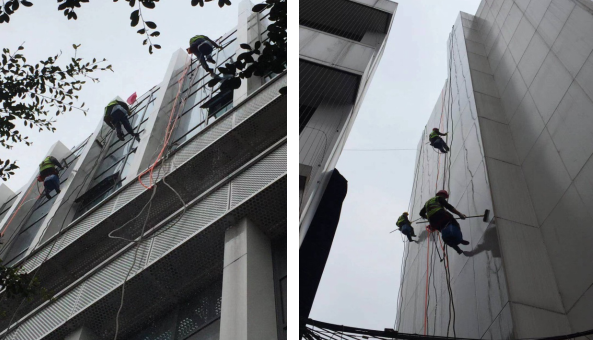 市清源水務集團開展辦公大樓外貌治理工作