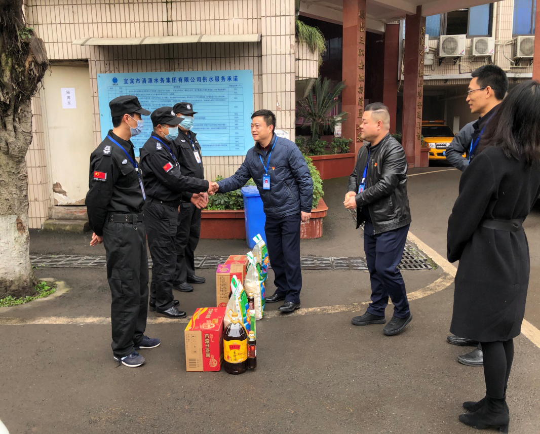 集團公司領導春節前走訪基層 慰問一線安保人員