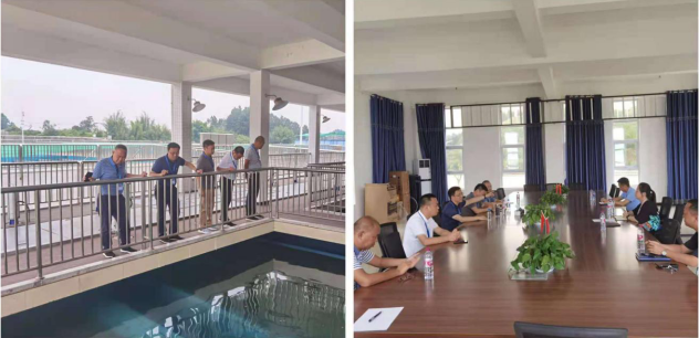 清源水務集團黨委書記、董事長周燕賓率隊到臨港公司開展安全生產檢查工作