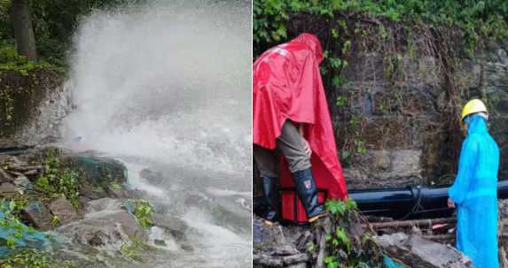 管網部積極應對防汛險情確保供水安全