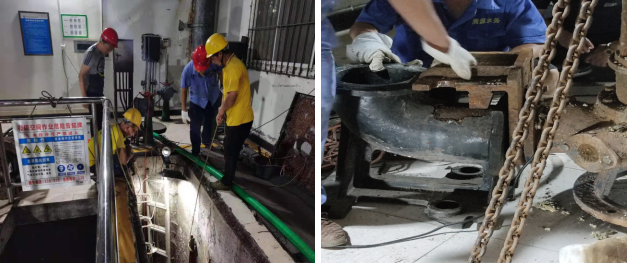 戰高溫忙搶修  及時恢復生產