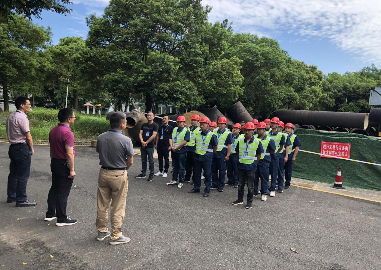 管網部開展突發性爆管應急演練