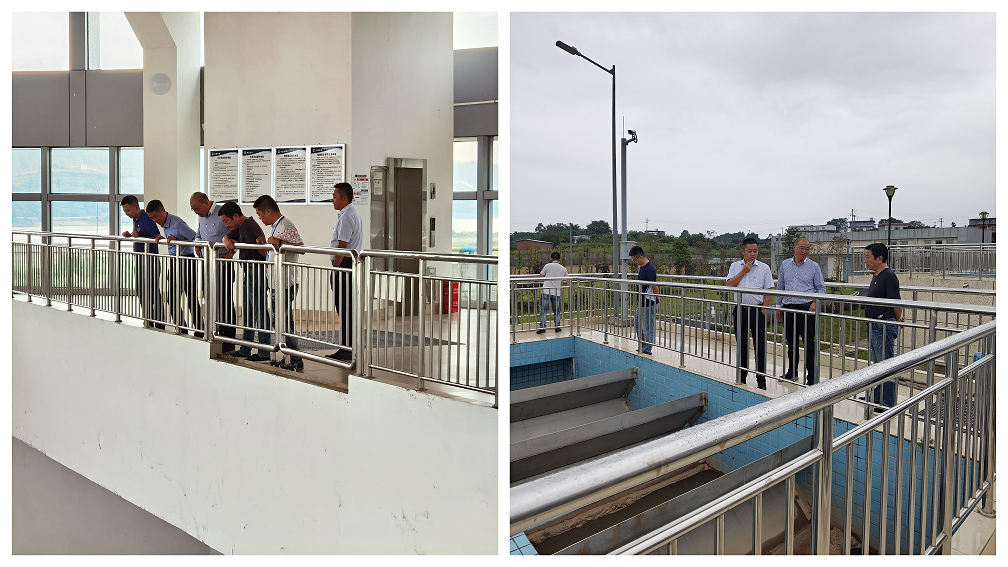 富順縣富洲水務集團有限公司到我司交流黨建工作