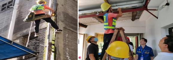 公司一支部、建恒支部結對共建處理下渡口社區橋南小區居民用水隱患