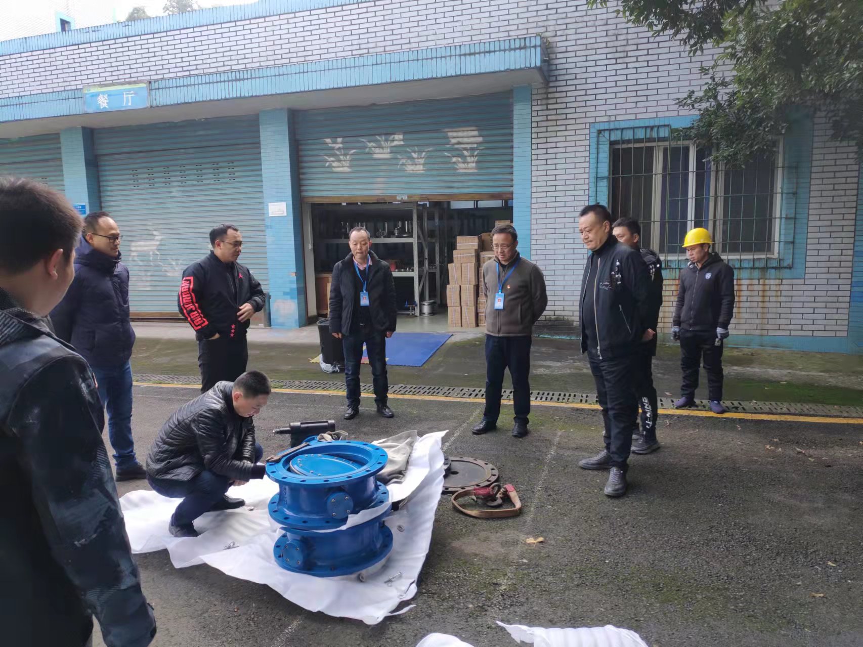 清源水務集團領導調研四水廠加壓泵站生產工作