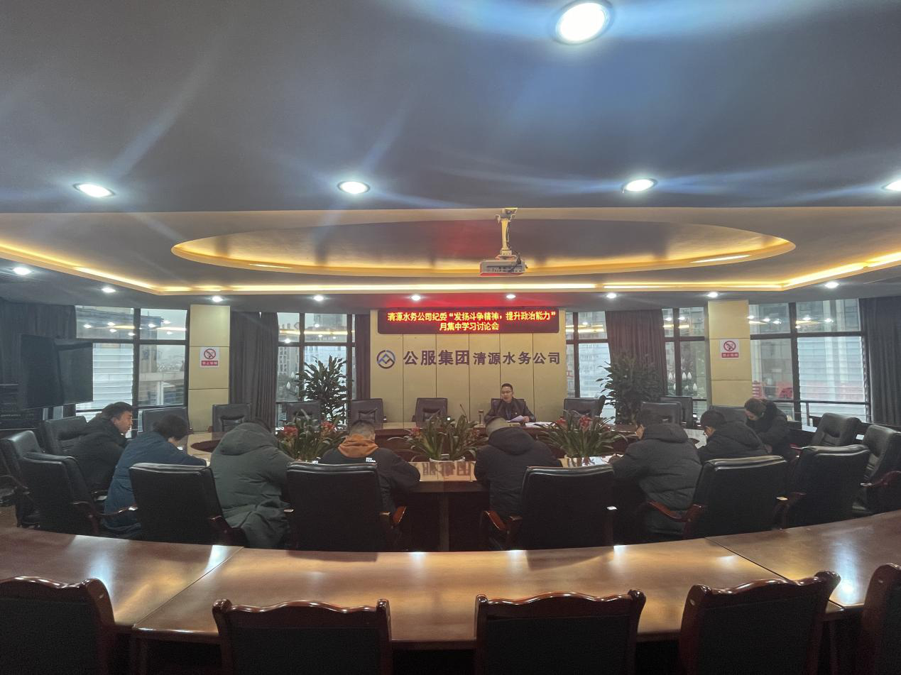 公司紀(jì)委召開紀(jì)委（擴(kuò)大）會暨紀(jì)檢監(jiān)察系統(tǒng)“發(fā)揚斗爭精神，提升政治能力”月集中學(xué)習(xí)討論會