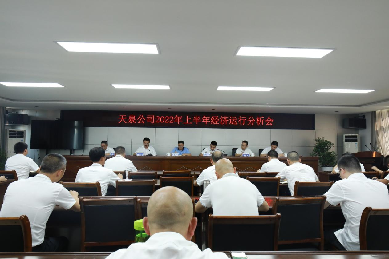 天泉公司召開2022年上半年經濟運行分析會