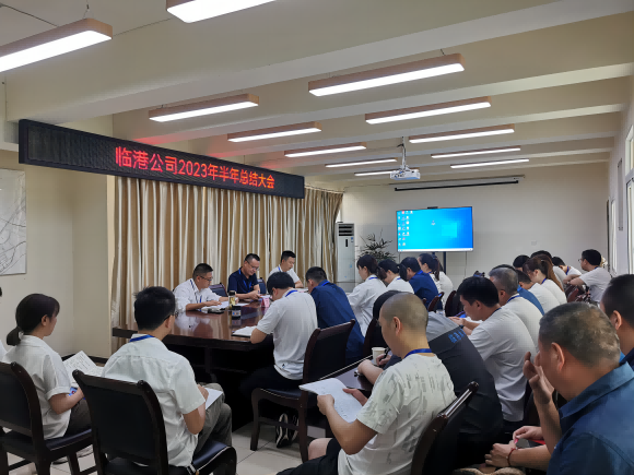 臨港公司召開2023年半年工作總結(jié)大會(huì)