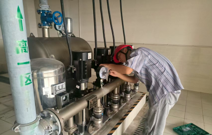 技改賦能 天泉公司全力保障小區(qū)供水安全